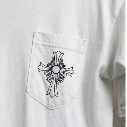 CHROME HEARTS Vintage CH Cross LA T-Shirt White Size M