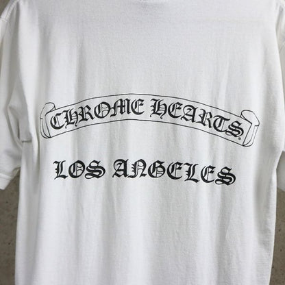 CHROME HEARTS Vintage CH Cross LA T-Shirt White Size M