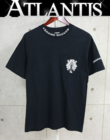 CHROME HEARTS Vintage Vine Dagger T-Shirt Black Size M