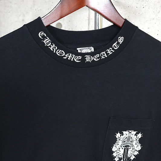 CHROME HEARTS Vintage Vine Dagger T-Shirt Black Size M