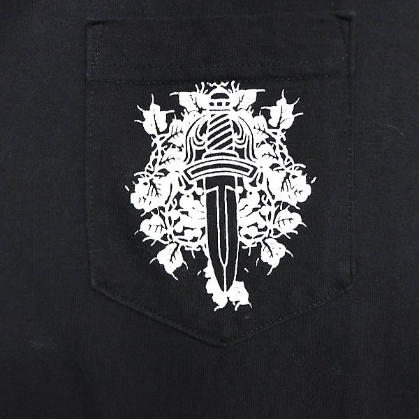 CHROME HEARTS Vintage Vine Dagger T-Shirt Black Size M