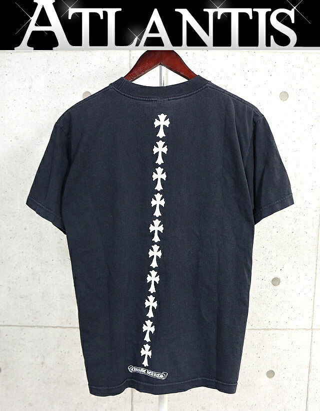 CHROME HEARTS Old Vintage Cemetery T-Shirt Black Size M