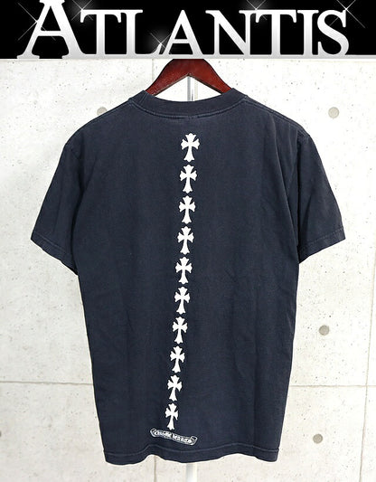 CHROME HEARTS Old Vintage Cemetery T-Shirt Black Size M