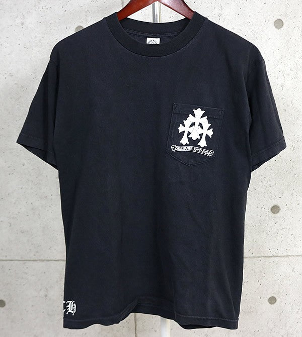 CHROME HEARTS Old Vintage Cemetery T-Shirt Black Size M
