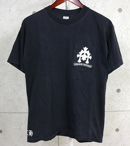 CHROME HEARTS Old Vintage Cemetery T-Shirt Black Size M