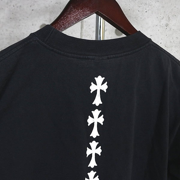 CHROME HEARTS Old Vintage Cemetery T-Shirt Black Size M