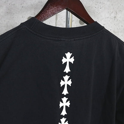 CHROME HEARTS Old Vintage Cemetery T-Shirt Black Size M