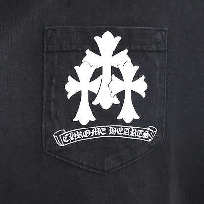 CHROME HEARTS Old Vintage Cemetery T-Shirt Black Size M