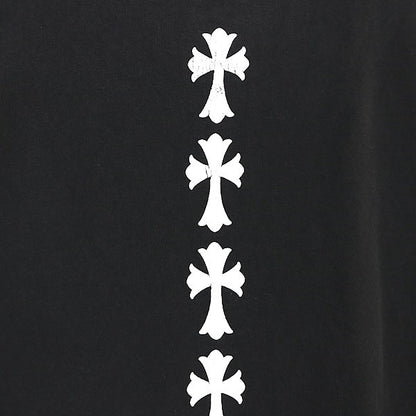 CHROME HEARTS Old Vintage Cemetery T-Shirt Black Size M