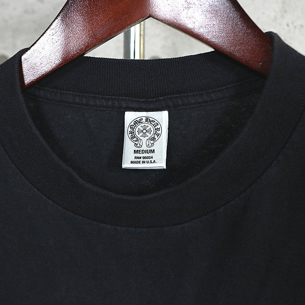 CHROME HEARTS Old Vintage Cemetery T-Shirt Black Size M