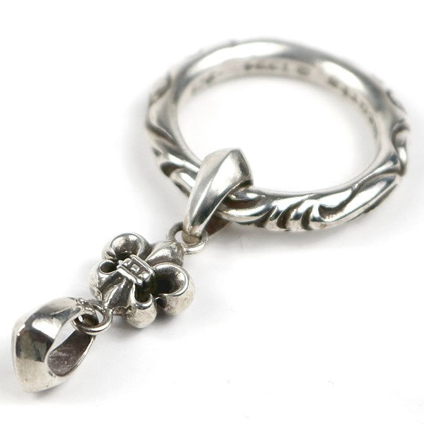CHROME HEARTS BS Fleur Scroll Eyewear Loop Silver 925