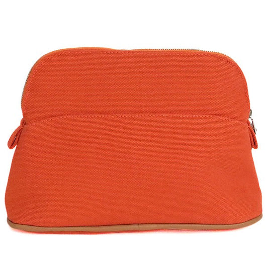 HERMES Bolide Mini Canvas SV Hardware Pouch