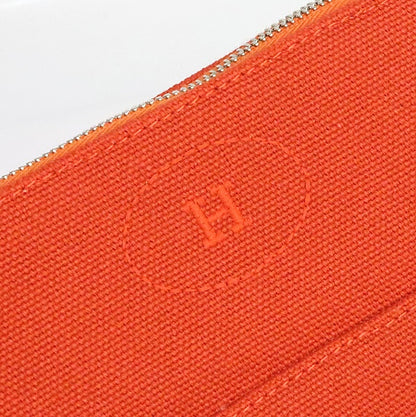 HERMES Bolide Mini Canvas SV Hardware Pouch