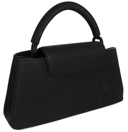 Louis Vuitton Capucines EW MM Bag Black