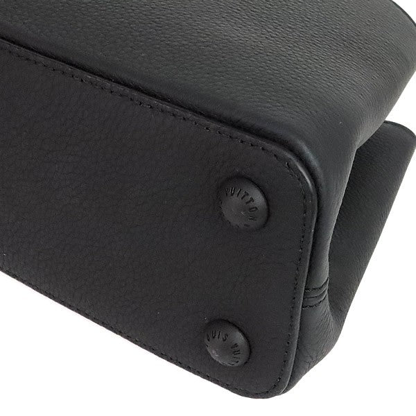 Louis Vuitton Capucines EW MM Bag Black