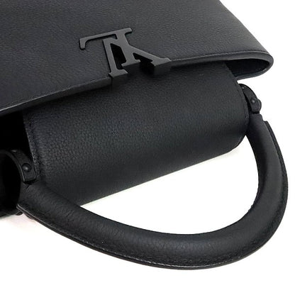 Louis Vuitton Capucines EW MM Bag Black
