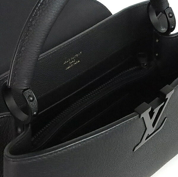 Louis Vuitton Capucines EW MM Bag Black