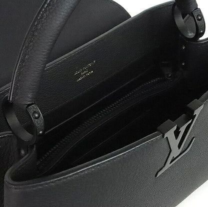 Louis Vuitton Capucines EW MM Bag Black