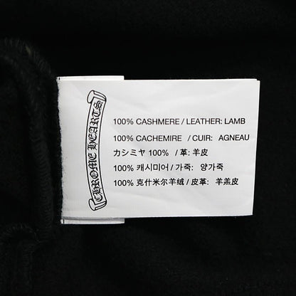 CHROME HEARTS Cashmere Cross Button Tank Top Black Size S