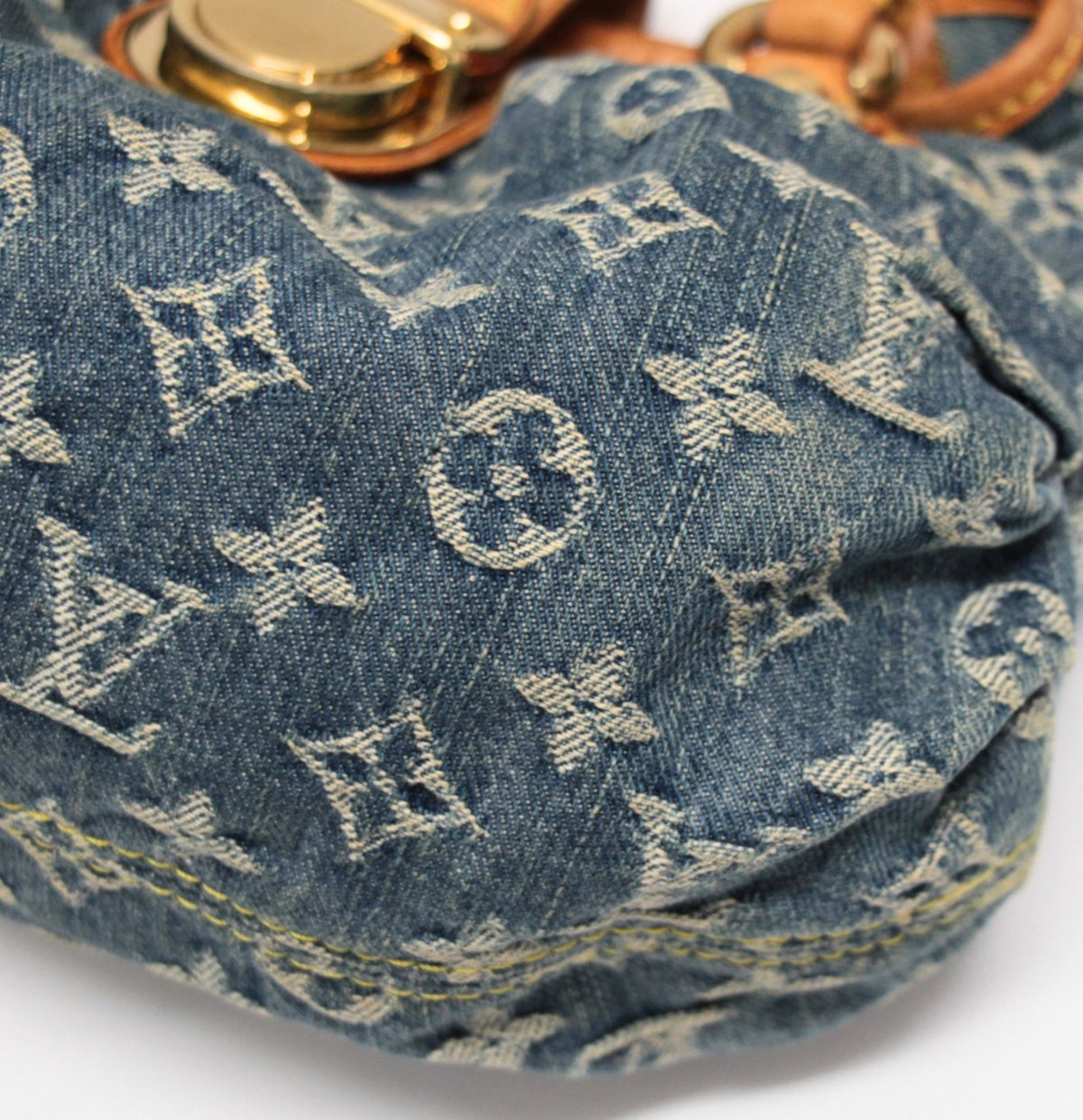 Louis Vuitton Pleaty Monogram Bag Blue