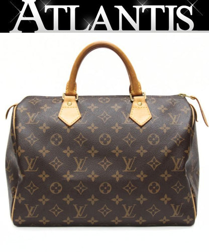 Louis Vuitton Speedy 30 Monogram Handbag Brown