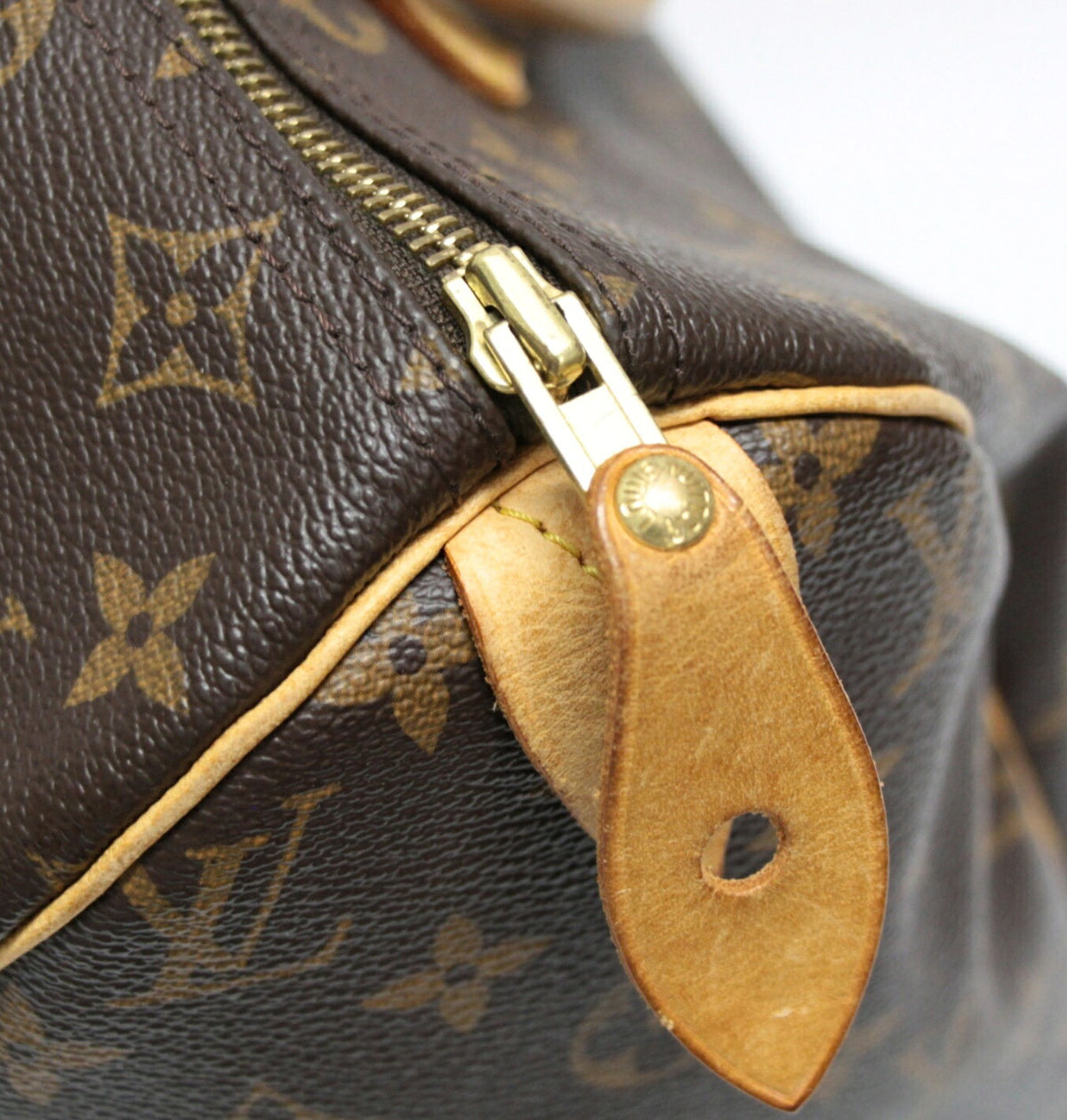 Louis Vuitton Speedy 30 Monogram Handbag Brown