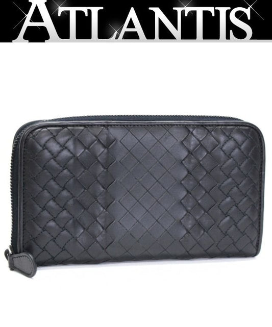 BOTTEGA VENETA Intrecciato Wallet Black