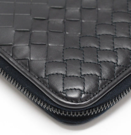 BOTTEGA VENETA Intrecciato Wallet Black