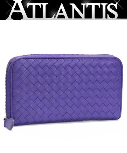 BOTTEGA VENETA Intrecciato Wallet Purple