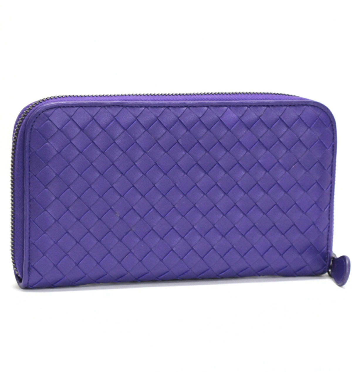 BOTTEGA VENETA Intrecciato Wallet Purple