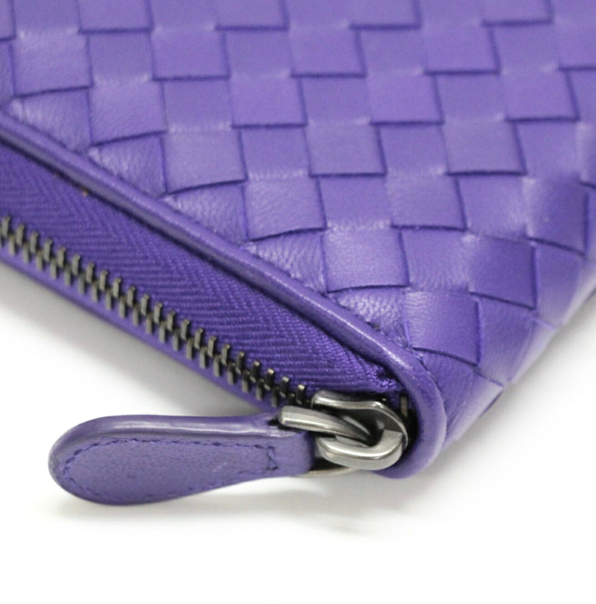 BOTTEGA VENETA Intrecciato Wallet Purple