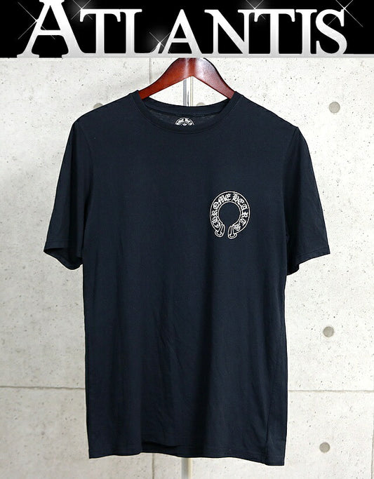 CHROME HEARTS Old Scroll Label T-Shirt Black Size M