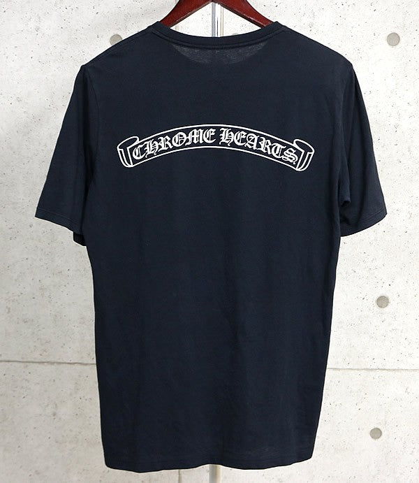 CHROME HEARTS Old Scroll Label T-Shirt Black Size M