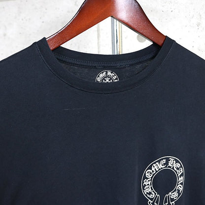 CHROME HEARTS Old Scroll Label T-Shirt Black Size M
