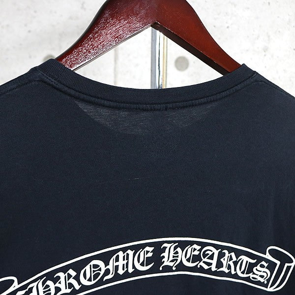 CHROME HEARTS Old Scroll Label T-Shirt Black Size M