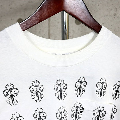 CHROME HEARTS Old Vine Dagger Horseshoe T-Shirt White Size S
