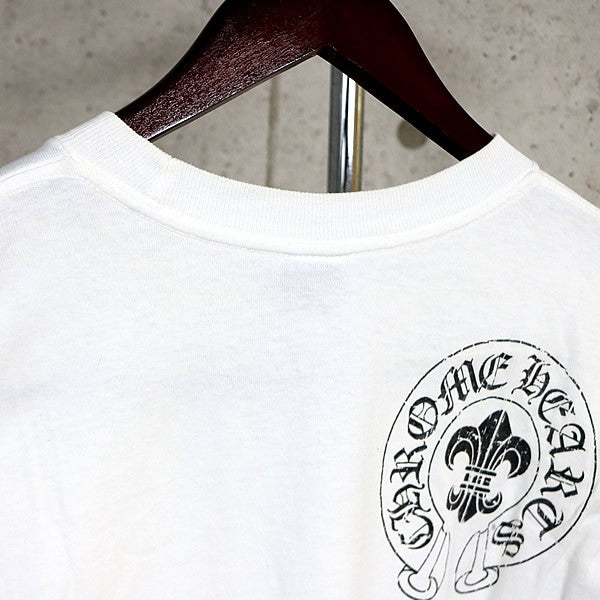 CHROME HEARTS Old Vine Dagger Horseshoe T-Shirt White Size S