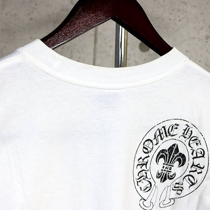CHROME HEARTS Old Vine Dagger Horseshoe T-Shirt White Size S