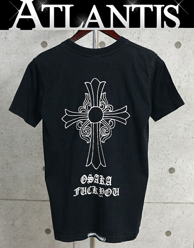 CHROME HEARTS Vintage Osaka CH Cross T-Shirt Black Size S