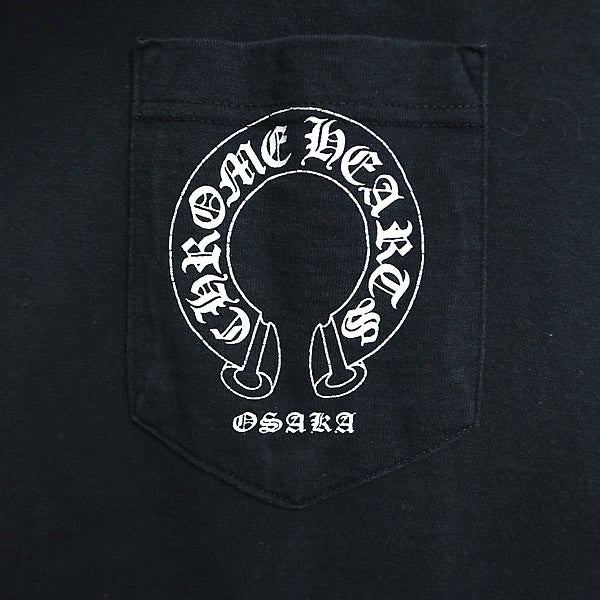 CHROME HEARTS Vintage Osaka CH Cross T-Shirt Black Size S