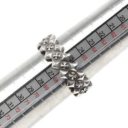 CHROME HEARTS Double Pyramid Plus Ring SV925 Size JP 25.5