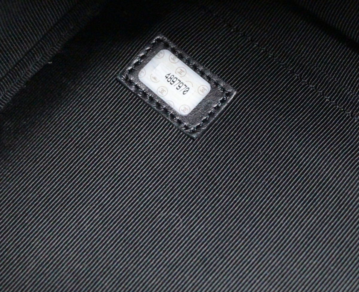 CHANEL Coco Mark 2-Way Patent Bag Black
