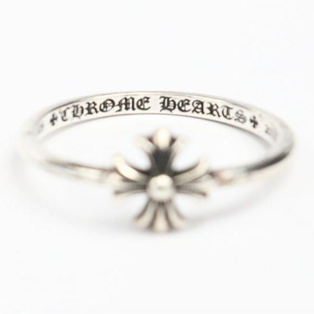 CHROME HEARTS Bubblegum CH Plus Ring Silver Size JP 14