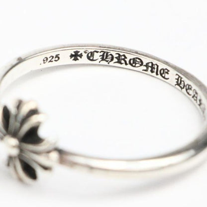 CHROME HEARTS Bubblegum CH Plus Ring Silver Size JP 14