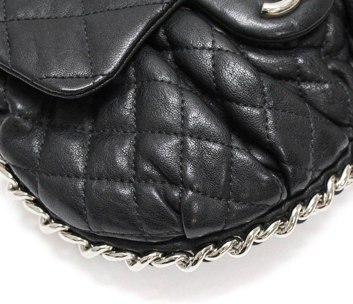 CHANEL Chain Around Small Bag Black