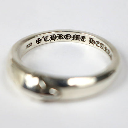 CHROME HEARTS Baby Classic Flare Knee Ring Silver Size JP 18