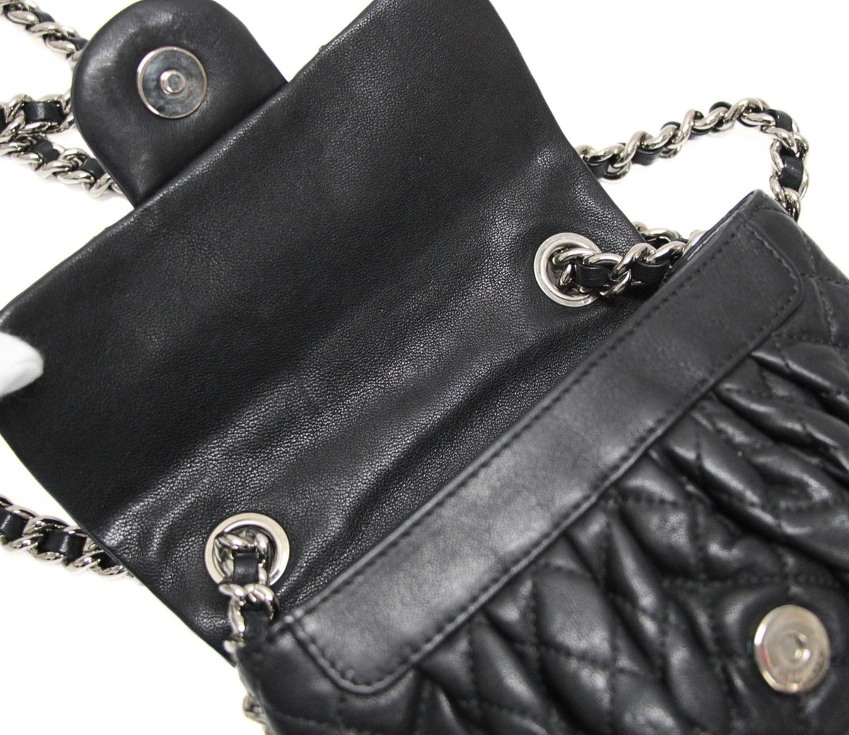 CHANEL Chain Around Small Bag Black