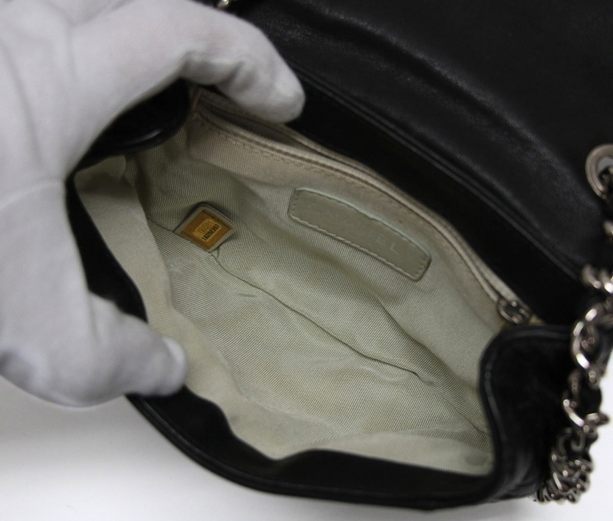 CHANEL Chain Around Small Bag Black