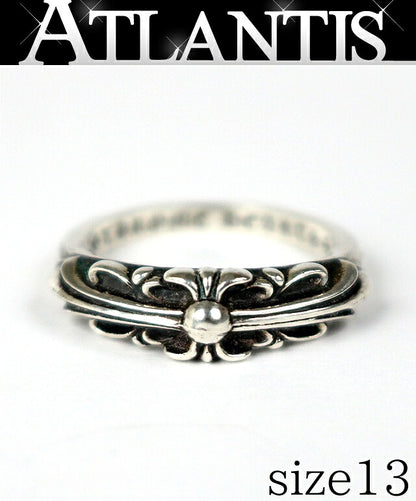 CHROME HEARTS Baby Classic Floral Ring SV925 Size JP 13