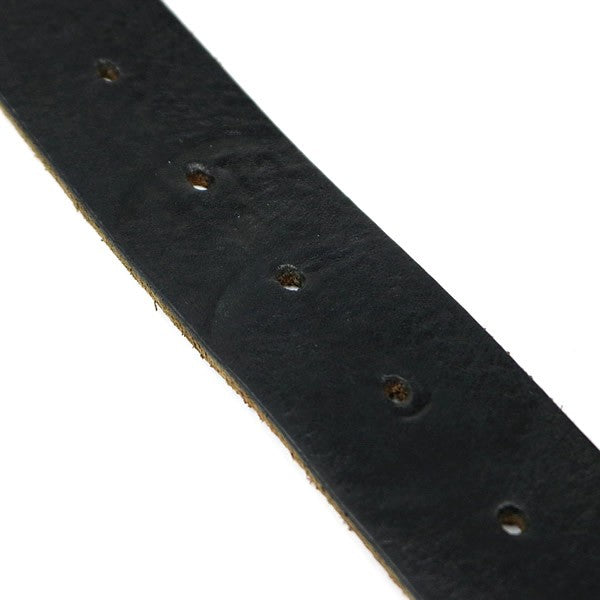 CHROME HEARTS Novelty Leather Belt Black Size 34